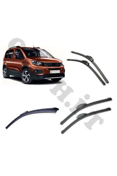 OTO H.İ.T. PEUGEOT RİFTER SİLECEK TAKIMI 2019-2024 ÖN CAM SİLECEĞİ