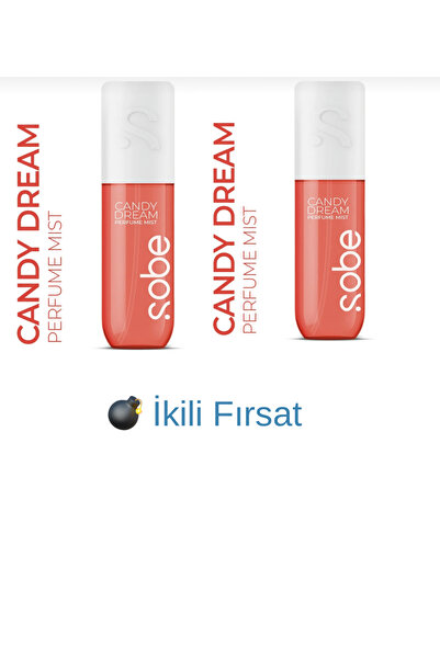 sobe sense of beauty Candy Dream Parfüm 2’li Set Saç ve Vücut Spreyi