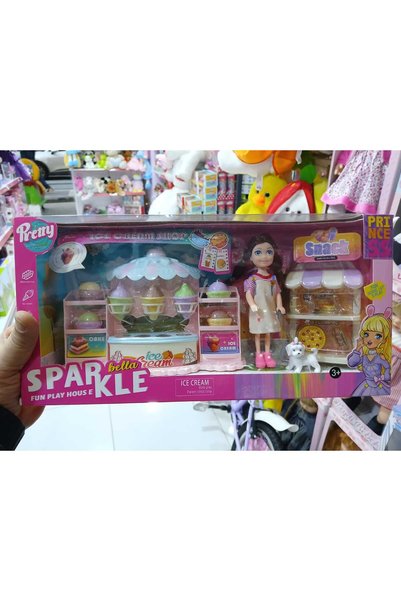 Boratila Toys Aksesuarlı Dondurmacı Temalı Kız Çocuk Oyun Seti