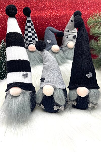 Concept HuBuTU Yılbaşı Hediyesi 6’lı Aşk Ve Şans Cücesi Ailesi Gnome Sevgiliye Hediye ,Yılbaşı Süsü, YeniYıl Seti