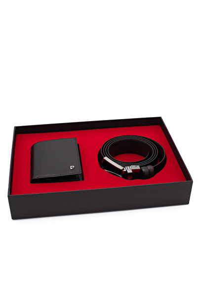 Pierre Cardin Double-Sided Leather Belt & Wallet Set Pcci̇ft01Sk-1335A2C