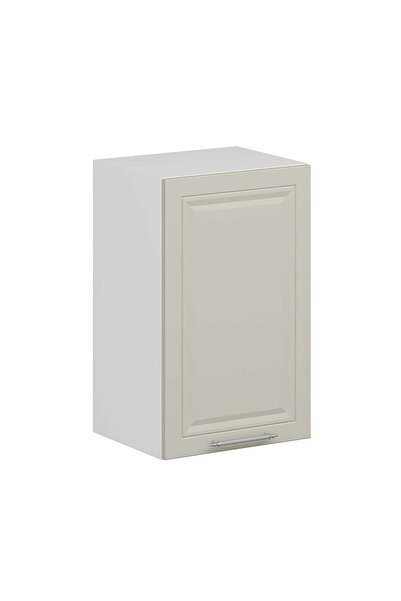 Alvinka Mutfak Modül Mbr_C Üst 1Dk2R 45-H72Cm Dolap Beyaz Kumtaşı Suntalam