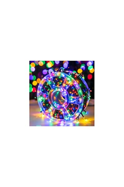 Top Marriage Instalatie Rola 50 de metri, exterior/interior nterconectabilă, bec cu diamant ,multicolor