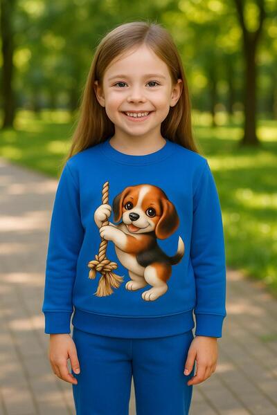 playwear Komplet podignutih trenirki, pamučna majica dugih rukava i trenirke ...