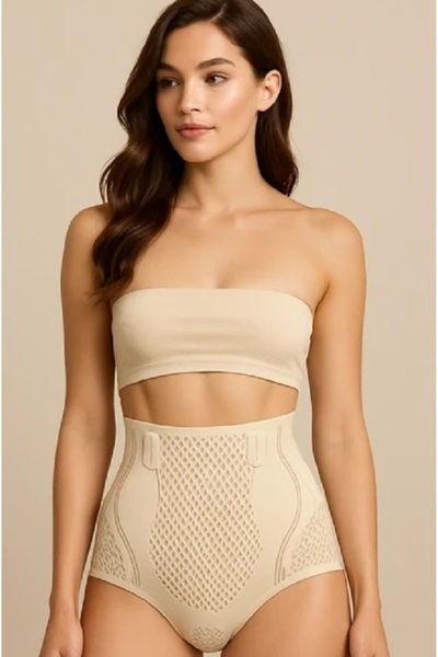 SAUNA SUIT Ionizer Corset V-Control Butt Lifting Panties Laser Cut Corset Ice Silk Corset