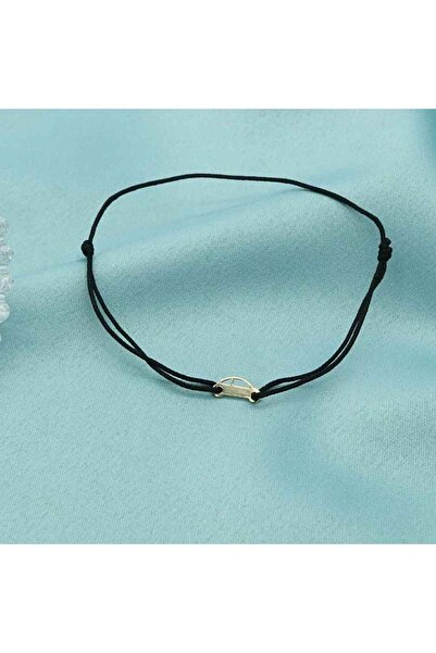 Bijuteria SORELLY Brățară din aur de 14k cu dungi roșii în formă de trăsură