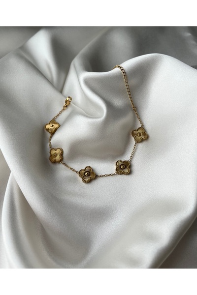 Stainlless Steel Steel Gold Bracelet
