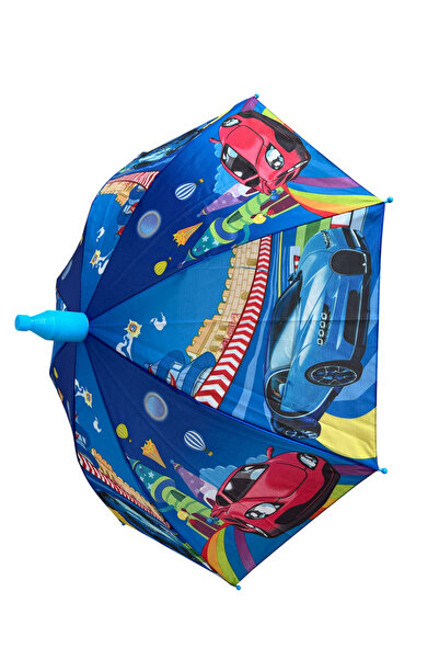 EZMK EV GEREÇLERİ Erkek Çocuk Şemsiyesi Pvc Kılıflı, 6-13 Yaş