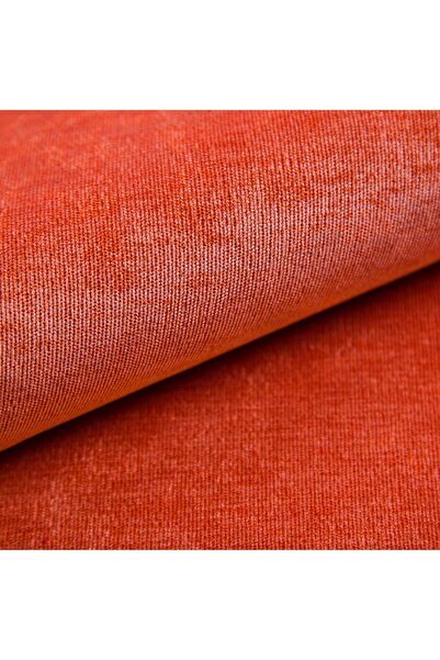TUSI FABRICS Catifea tapiterie, Stofa tapiterie catifelata, Material plusat Ibiza, Portocaliu, 100 x 146 cm