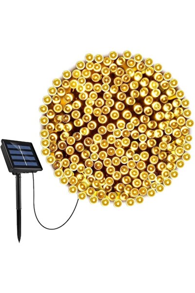 Glow Goods Decorative Christmas Solar Light String, 200 LEDs, 20 m, IP65, 8 Modes, Warm White