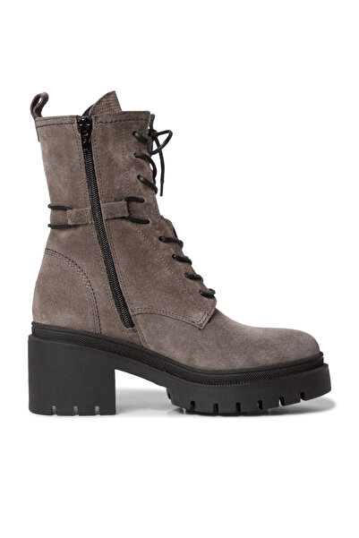 Tamaris Dark Grey Leather Boots