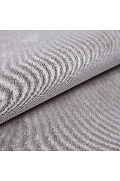 TUSI FABRICS Catifea tapiterie, Stofa tapiterie catifelata, Material plusat Ibiza, Gri deschis, 100 x 146 cm