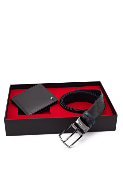 Pierre Cardin Double-Sided Leather Belt & Wallet Set Pcci̇ft04Sl-2060A55
