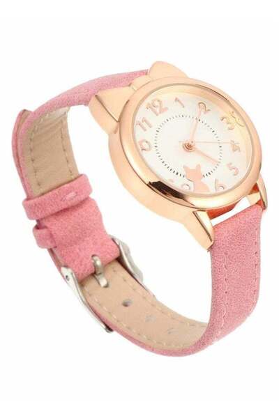 Generic Girls Quartz Cute Waterproof Cartoon Cat Watch - Japanese Movement
