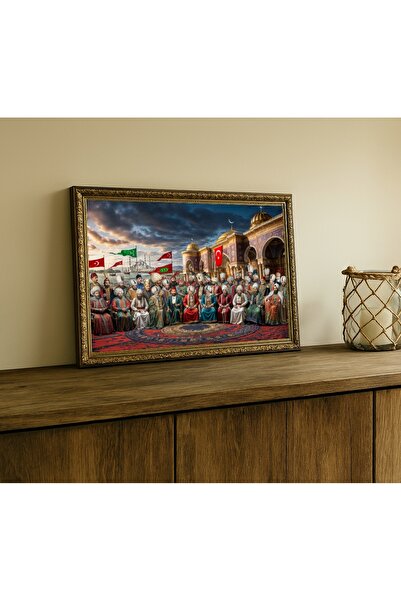 Hediyedoldur 36 Osmanlı Padişahları Çerçeveli Tablo