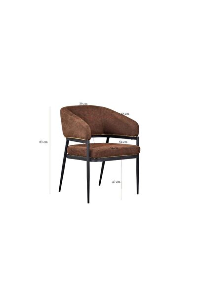 Family Ship Single Fabric Chair - Brown