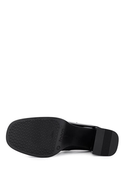 Tamer Tanca Women's Genuine Leather Black Patent Leather High Heels