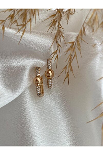 XUPING JEWELRY Zircon Detailed Xuping Steel Earrings