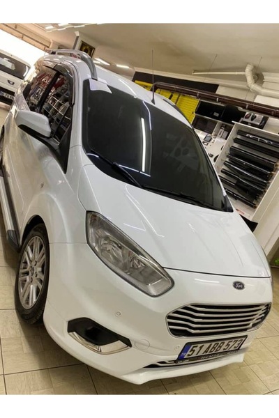 Aly FORD COURİER 2018-2023 ARACA ÖZEL KROM ÖN PANJUR 7 prç üründür A+ PASLANMAZ ÇELİK Uyumlu