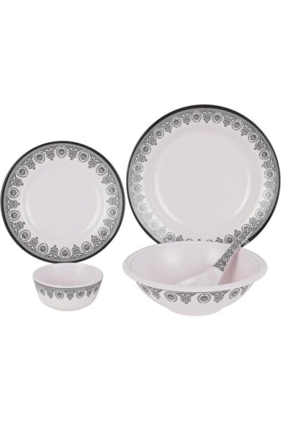 DELCASA 20-piece High-Quality Melamine Dinner Set (Model DC1918) - Multicolor