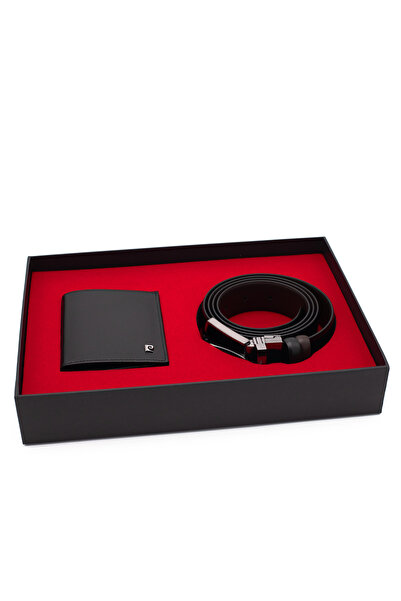 Pierre Cardin Double-Sided Leather Belt & Wallet Set Pcci̇ft01Sk-1135A2C