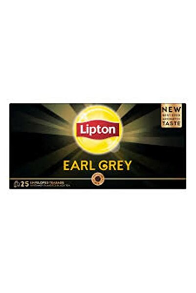 Lipton شاي إيرل جراي ٢٥ كيس شاي × ٢ غرام، علبة ٢٤ كيس
