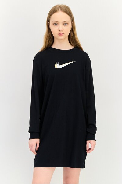 Nike Women Loose Fit Long Sleeve Outdoor Mini Dress