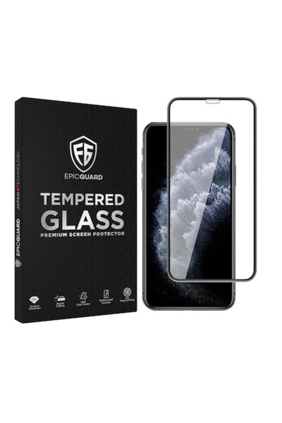 EPICGUARD Protector de ecran din sticlă securizată pentru Apple iPhone 11 Pro...
