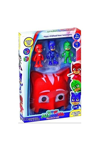 Generic PJ Masks 4 Different Action Figure Set with Catboy Mask - Toy for Kids