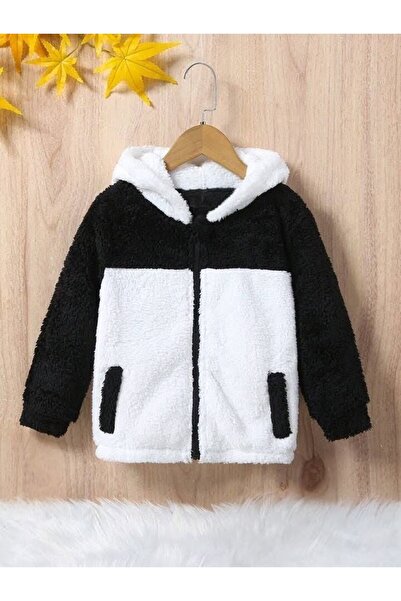 shop Unisex μπουφάν με κουκούλα και λεπτομέρεια τσέπης, βελούδινο, νέα σεζόν