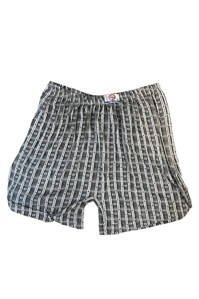 Çeşme Home Baytaş 100% Cotton Patterned Men's Boxer - Comfortable Fit, Elastic, No Buttons, Breathable Fabric