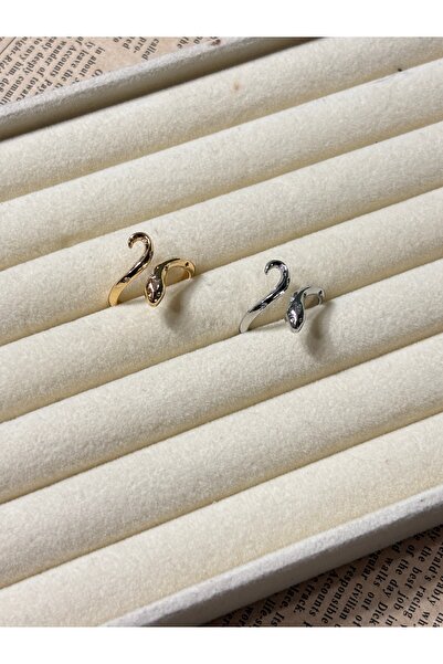 lotusbybuket خاتم VIP على شكل ثعبان من الفولاذ (قابل للتعديل)