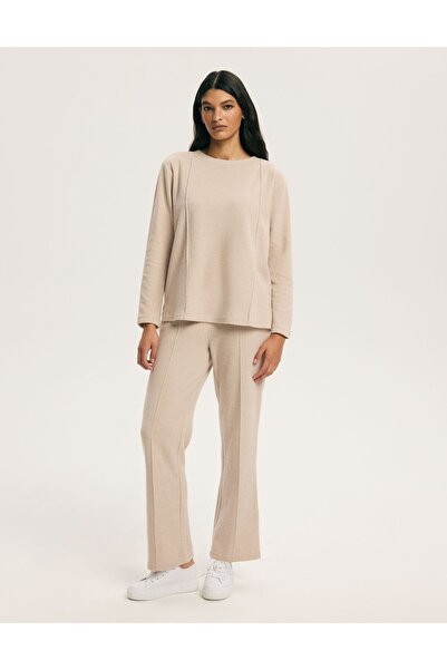 ESOTIQ Women's Two Piece Outfit Set Long Sleeve Sweatshirt & Trousers Sweatsuit Homewear Loungewear | Ciri