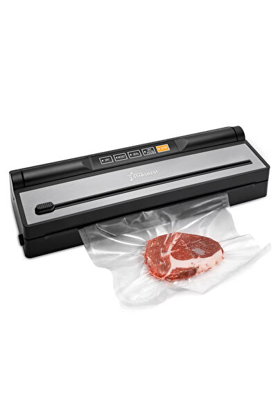 STARCREST VS-6016 Vacuum Sealer, 110W, Touch Control, 5 Functions, Canister Hose, Built-in Cutter, B
