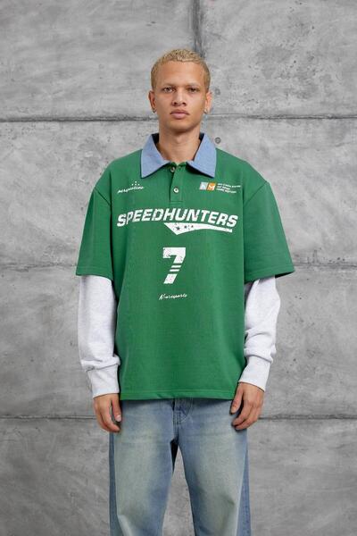 NOMARC Πράσινο ΦΟΥΤΕΡ oversized SPEEDHUNTERS με στάμπα