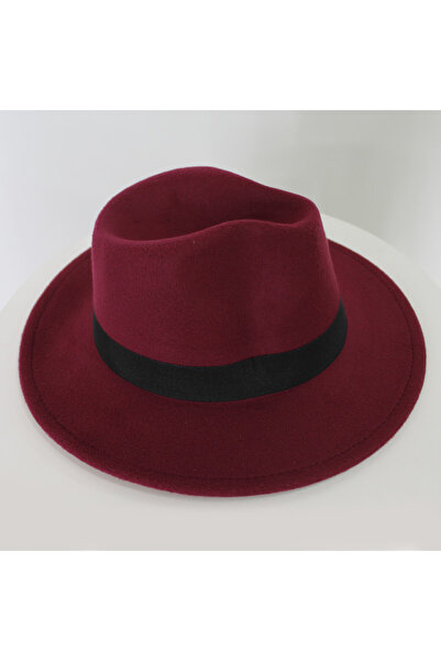 FashionForYou Krysta women's hat, wide brim, high crown and black headband, Grena, Hats