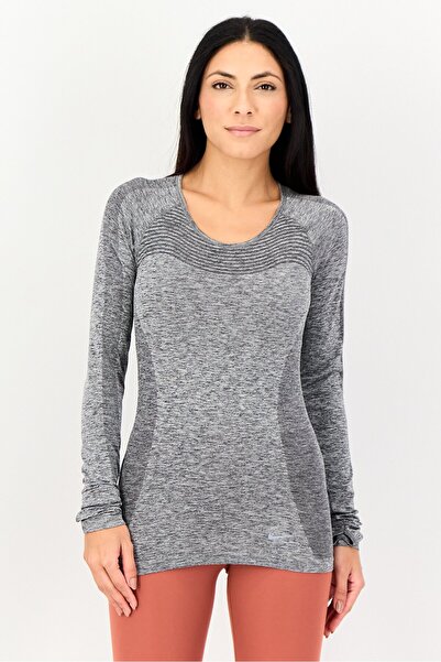 Nike Women Sportswear Fit Long Sleeve Outdoor T Shirt, Grey