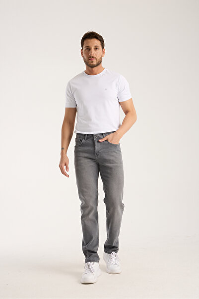 OneZero Men's Gray Regular Zippered Lycra Comfortable Wear Pants