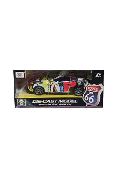Generic Route 66 Design Collectible Diecast Model Car for Ages 3+