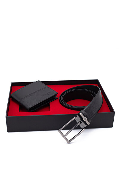 Pierre Cardin Leather Wallet & Belt Double Set Pc100F-22065A41