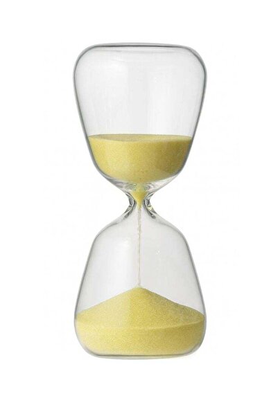 Generic ساعة رملية شفافة - 30 دقيقة مع رمال صفراء