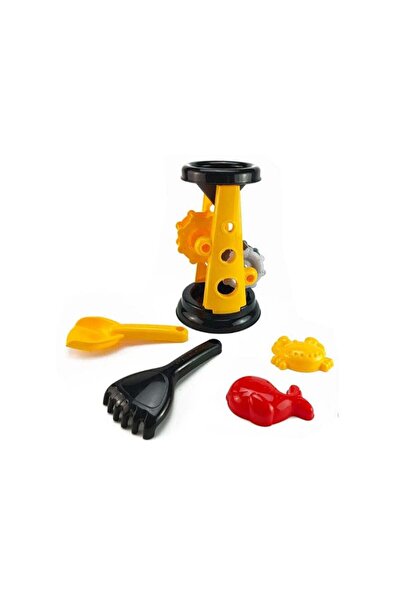 Generic مجموعة ألعاب طاحونة رمل الشاطئ للأطفال - أدوات لعب رملية ممتعة في اله...