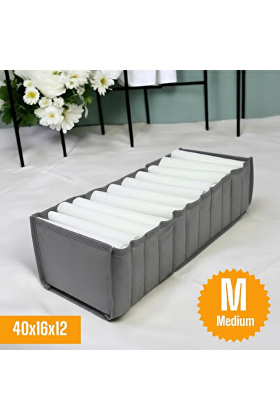 Balkan Room Антрацит Акордеон типу Medium 11-секційний органайзер для ящиків 40x16x12 см