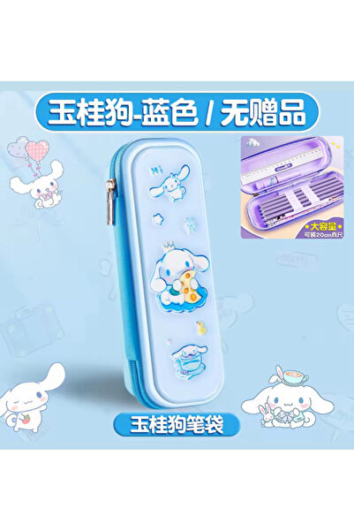 synshop Figurină Cinnamoroll, cu fermoar de lux, drăguț, suport pentru creion, cutie pentru creion, cadou