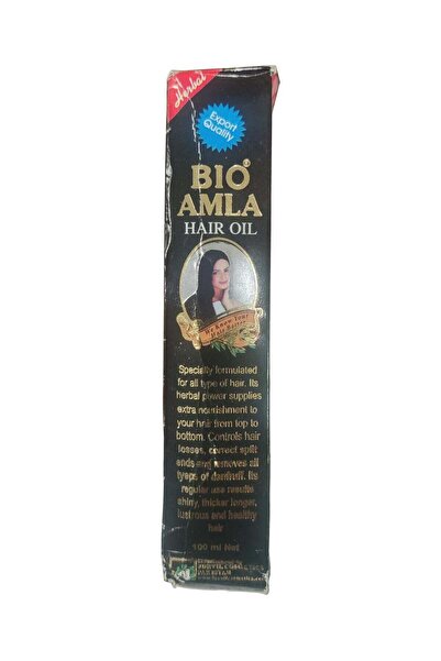 Amla زيت الشعر الحيوي العشبي (100 مل) تركيبة طبيعية لشعر قوي ولامع
