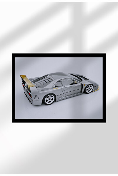 21mxm Poster pânză neînrămat cu supermașină și accente aurii - Imprimeu digit...