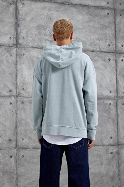 NOMARC Γκρι F1 PRINTED με κουκούλα oversized ΦΟΥΤΕΡ