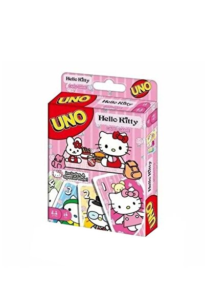 Hello Kitty UNO Multi-Color Fun Card Game for Kids & Adults