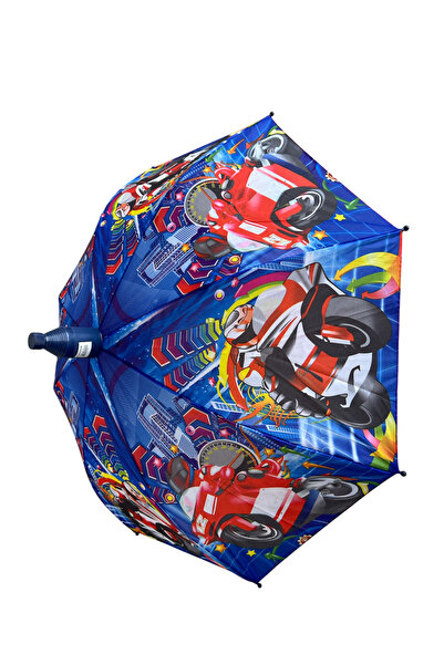 EZMK EV GEREÇLERİ Erkek Çocuk Şemsiyesi Pvc Kılıflı, 6-13 Yaş