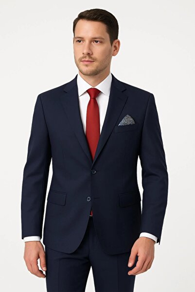 Biçeq Collection بدلة رياضية رجالية ضيقة ذات صدرية_أسود